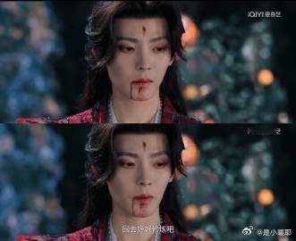 又见侯明昊战损妆 看侯明昊在《逍遥》中展现的战损妆，真是让我觉得他完美诠释了角色