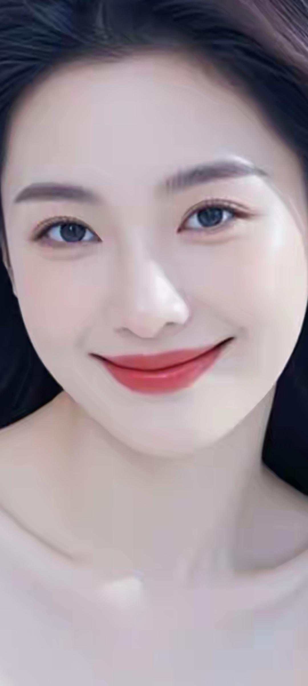 甜美微笑，元气满满的一天！😊✨