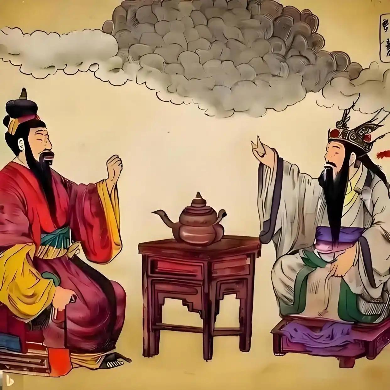 道士看似恭维的回答，实则暗藏玄机，在多疑的朱元璋眼里，这是在将自己的性命与道士绑