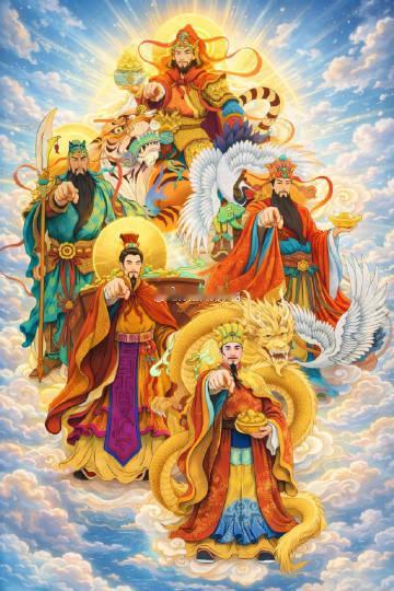 顺风顺水顺财神，财源广进，家生万福 