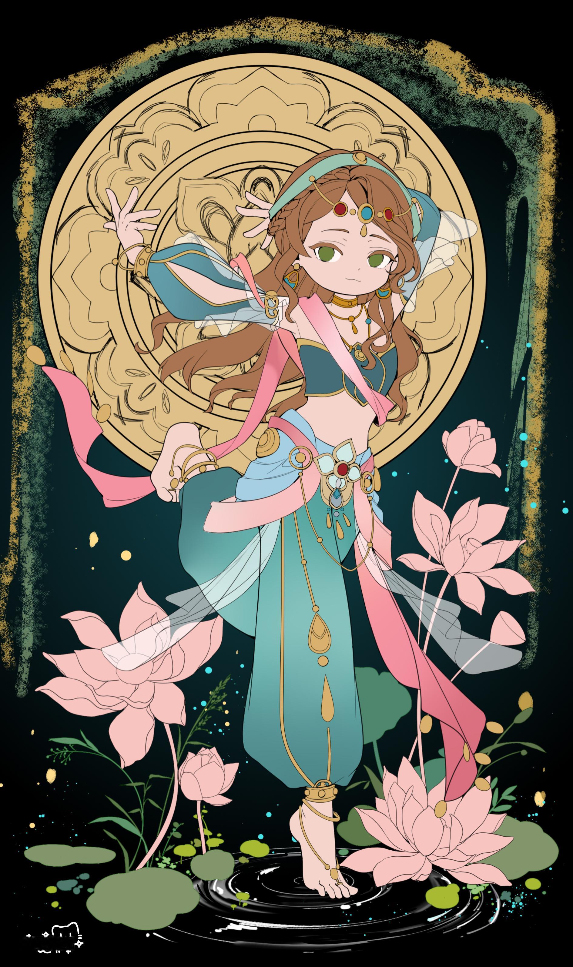 超自然行动组摸金就玩超自然超自然同人馆🎨薇薇安-碧月砂歌 绘画🪷 薇薇安一舞