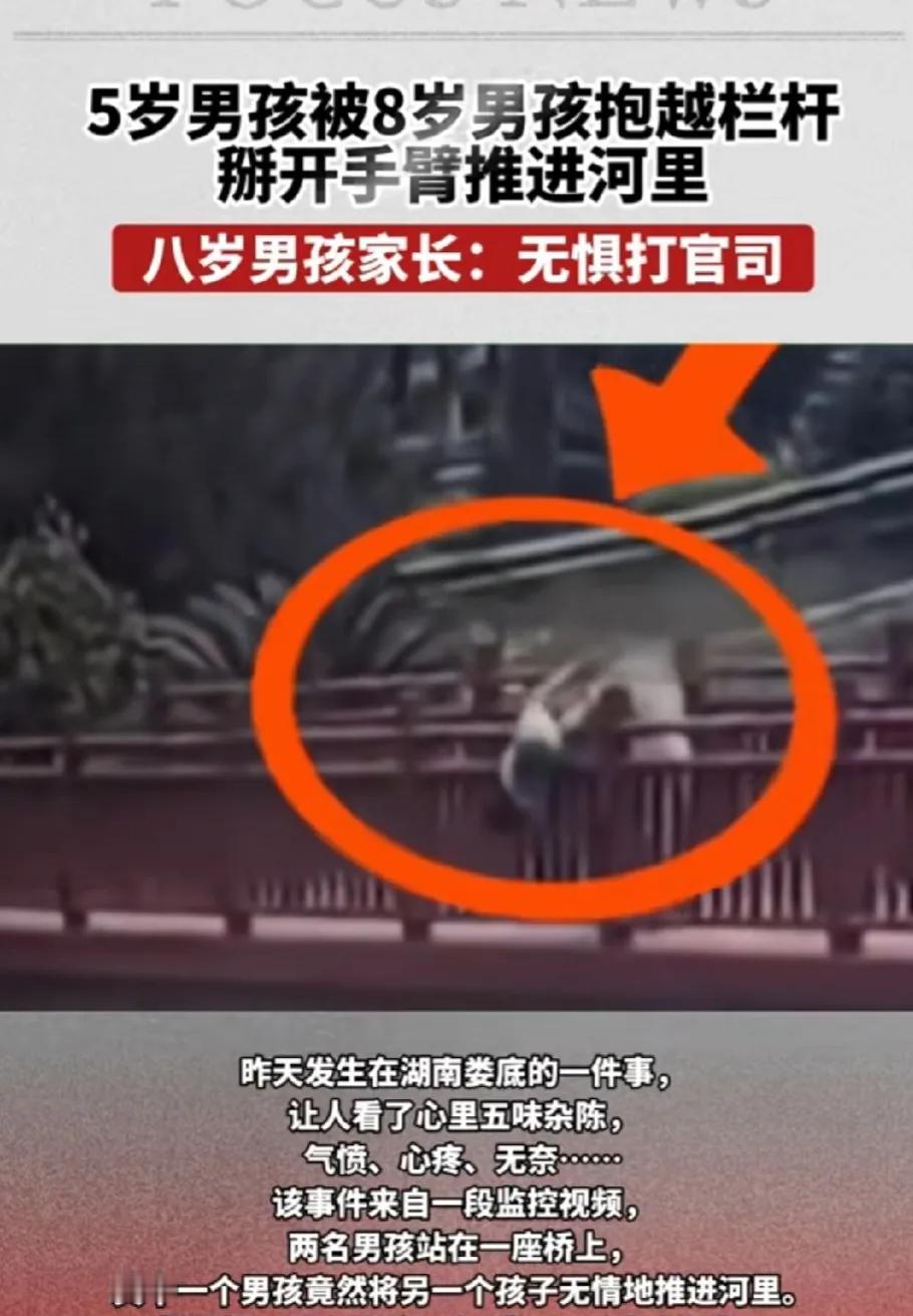 湖南娄底的一位妈妈经历了让人难过的一幕。她五岁的儿子和小区里一个八岁的孩子一起去