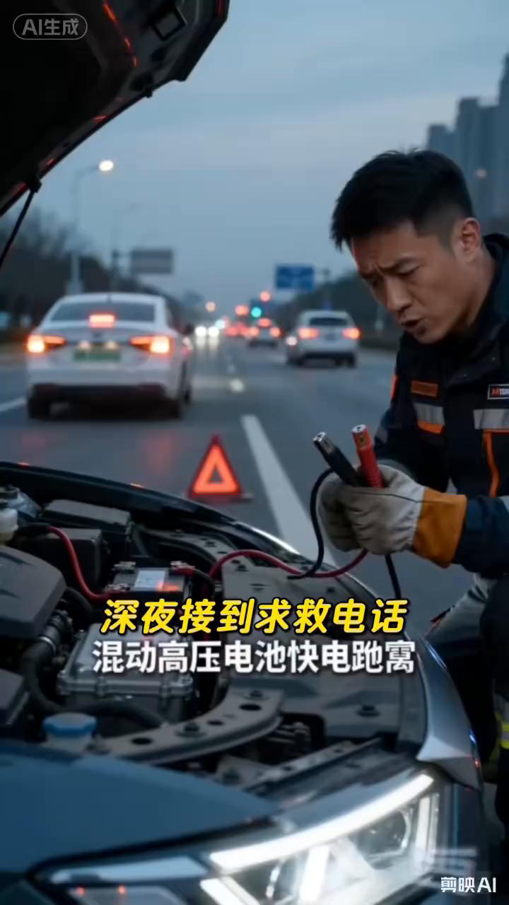深夜接到求救电话，迅速赶到现场，使用专业工具为车辆进行拉电，成功启动车辆。
