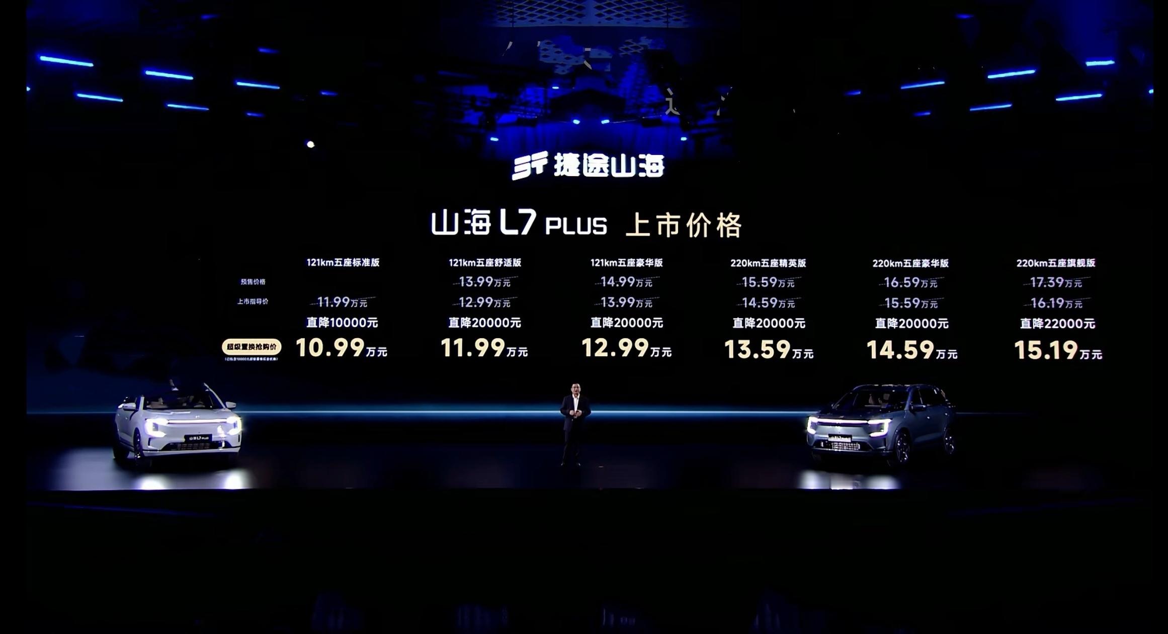 捷途山海L7PLUS 正式上市，长续航插电混动，五座七座可选，六大上市礼遇加持，