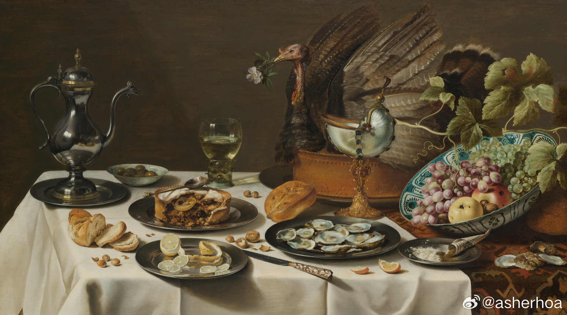 西洋历史文化鱼缸 历史知识 荷兰黄金时代画家Pieter Claesz（1597