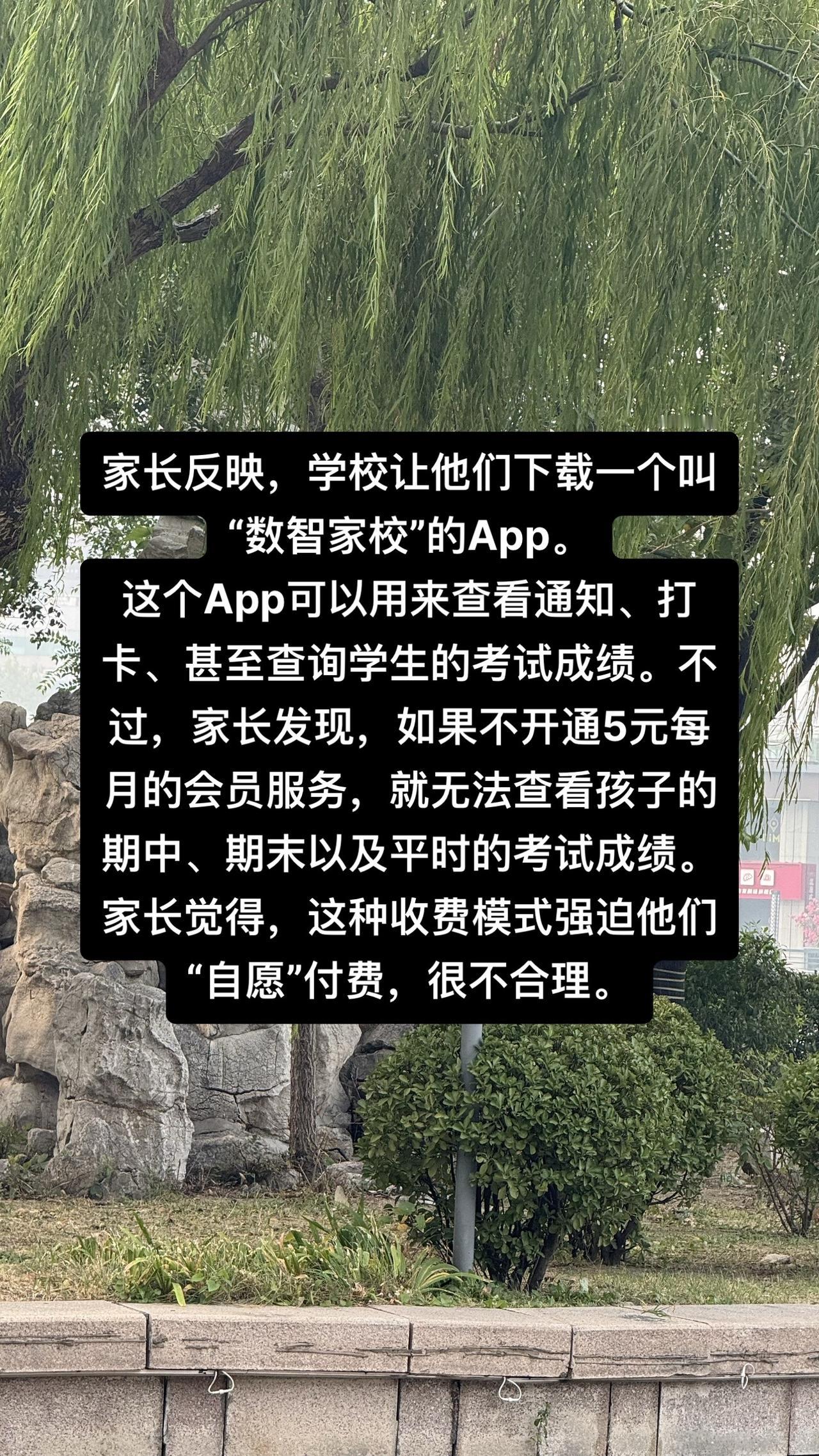 教育局回应家长称查成绩要付费