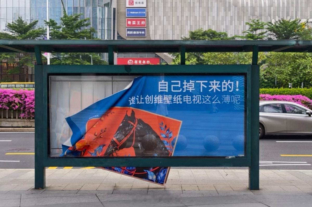 创维广告，所以是故意的还是不小心的。  ​​​
