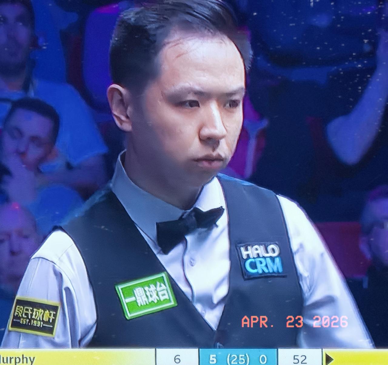 肖国栋今晚比赛消息：
肖国栋终于开胡了！第6局，肖国栋虽然简单失误，打丢粉球中袋