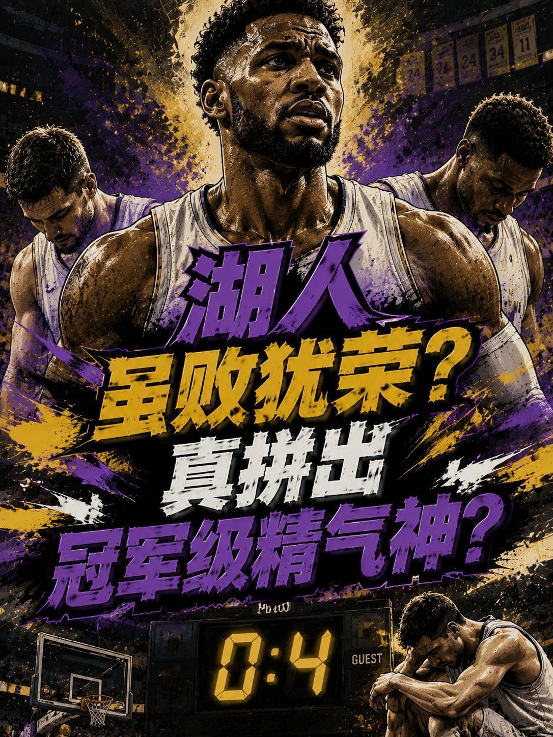 湖人队真的是虽败犹荣？他们真的打出了冠军强队的拼搏精神？就在近期，前NBA球员谈