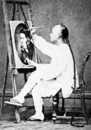 一个长辫拖地，却精心描绘西洋人的清朝画家！