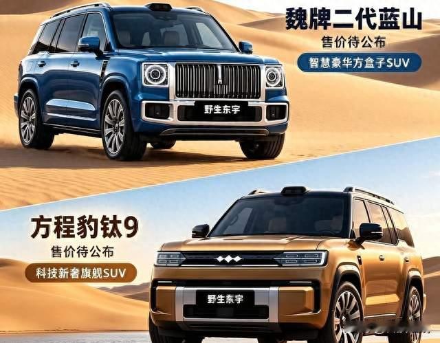 两大国产旗舰方盒子横向深度对比，魏牌二代蓝山 vs 方程豹钛 9