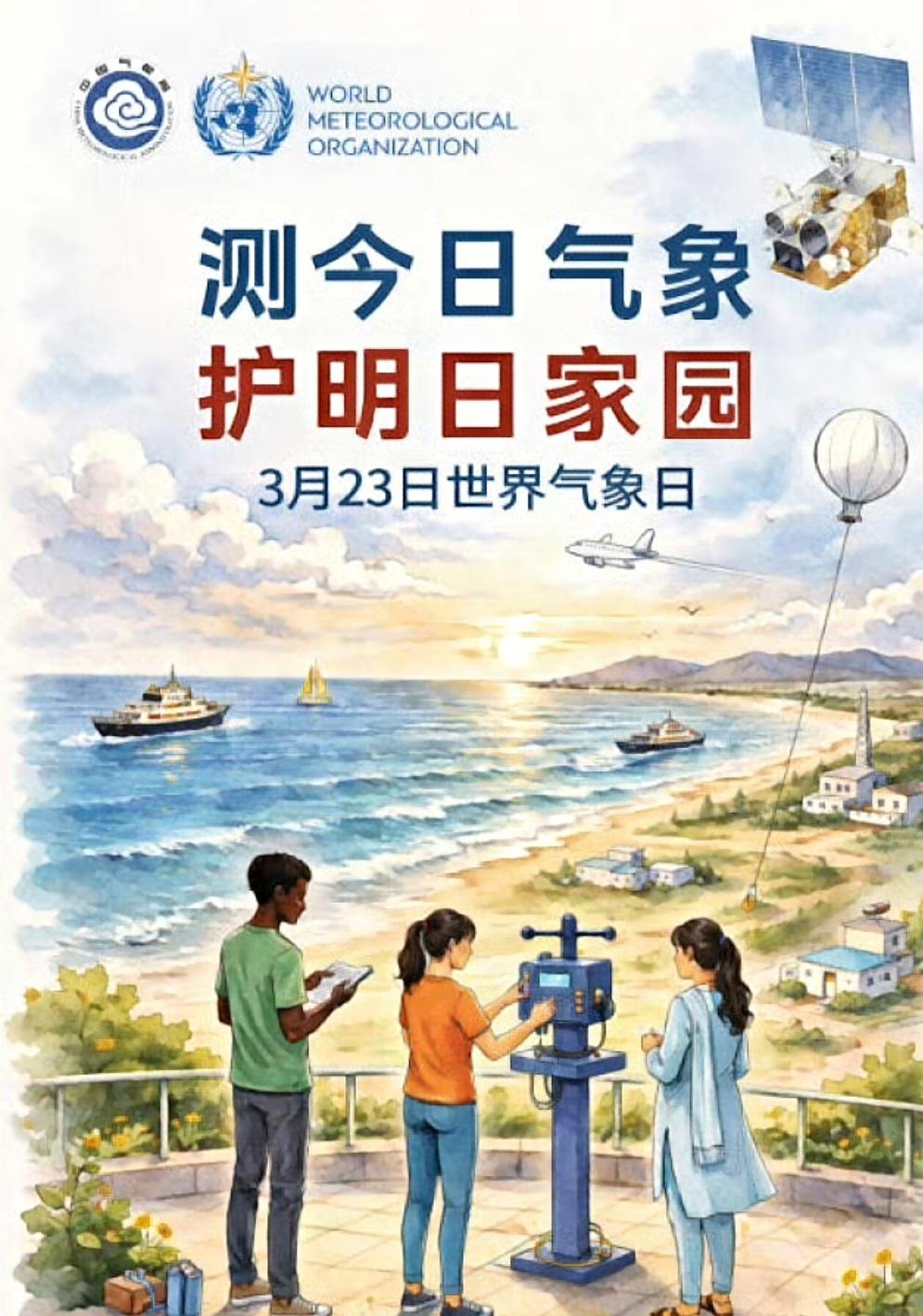 每年的3月23日是世界气象日。2026年，我们将迎来第66个世界气象日。今年世界