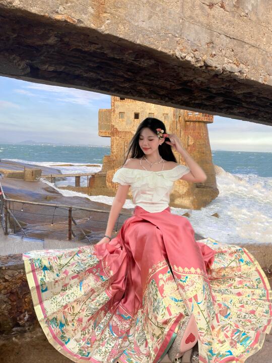 ౨ৎ ⊹.˚拍到了海上古堡的公主🧚🏻‍♀️ ˖ 𓍯 .