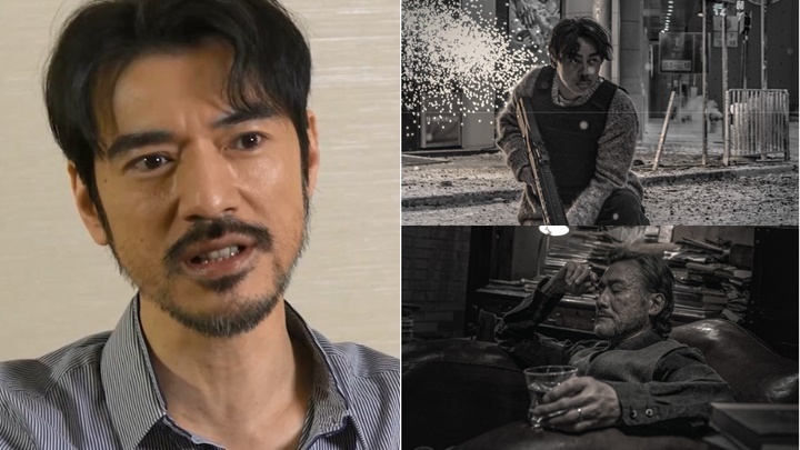 金城武在之前的访问中，特别提到与两大影帝梁家辉、刘青云首次合作，深感荣幸，笑言：