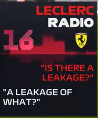 乐扣：有东西漏了？博齐：漏水了？乐扣：我座椅上到处都是水！都是水！博齐：那肯定是