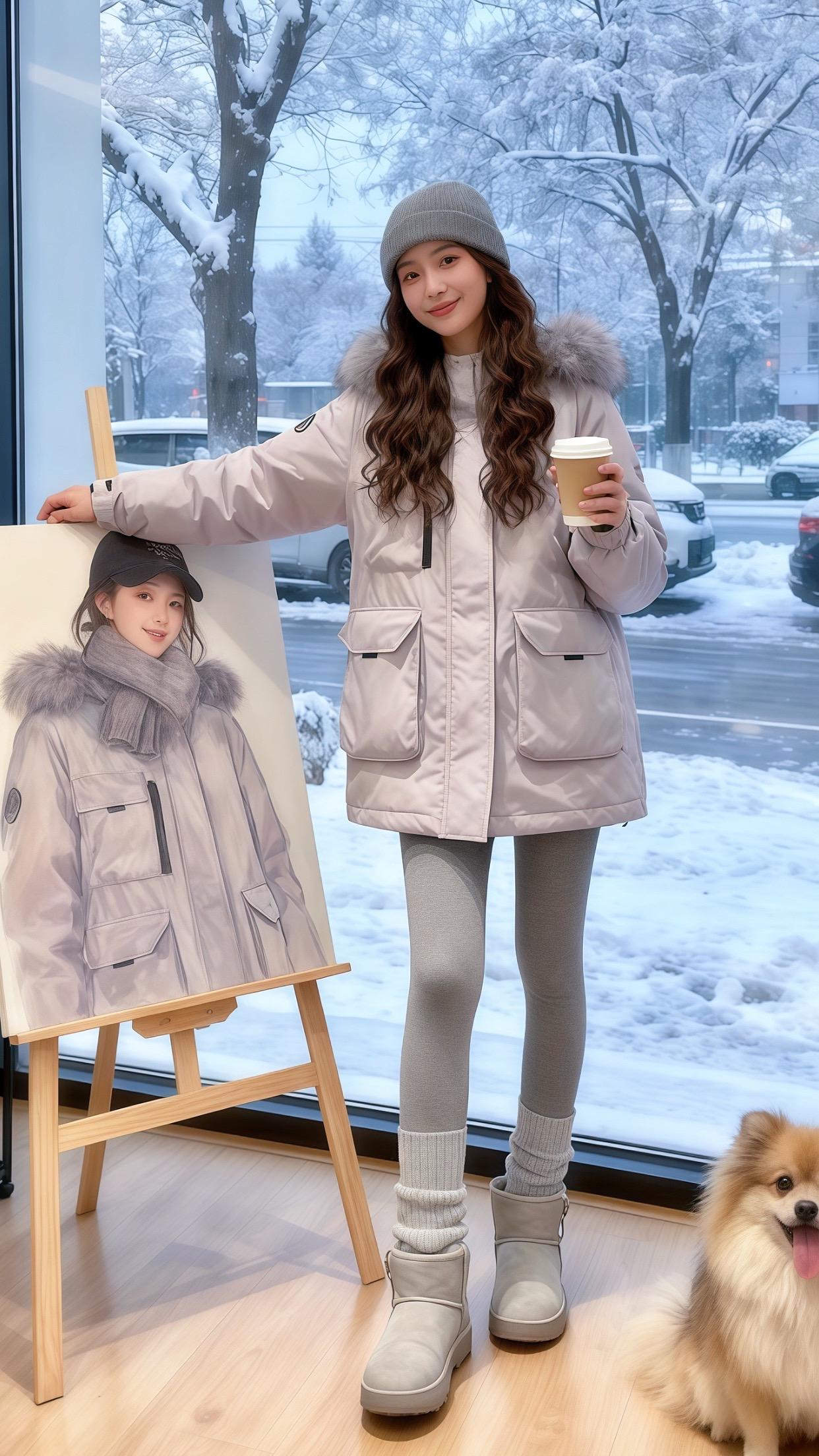 把秋冬专属氛围穿上身 一键入冬穿搭 秋冬穿搭实用主义 天冷了记得穿得毛...