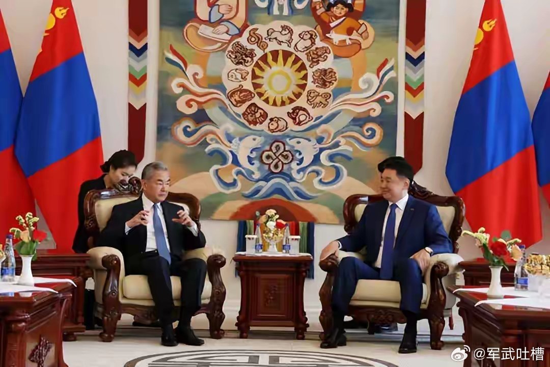 蒙古国总统亲自会面了王部长蒙古国这个国家坐拥金山银山老老实实给中国当原材料供应商