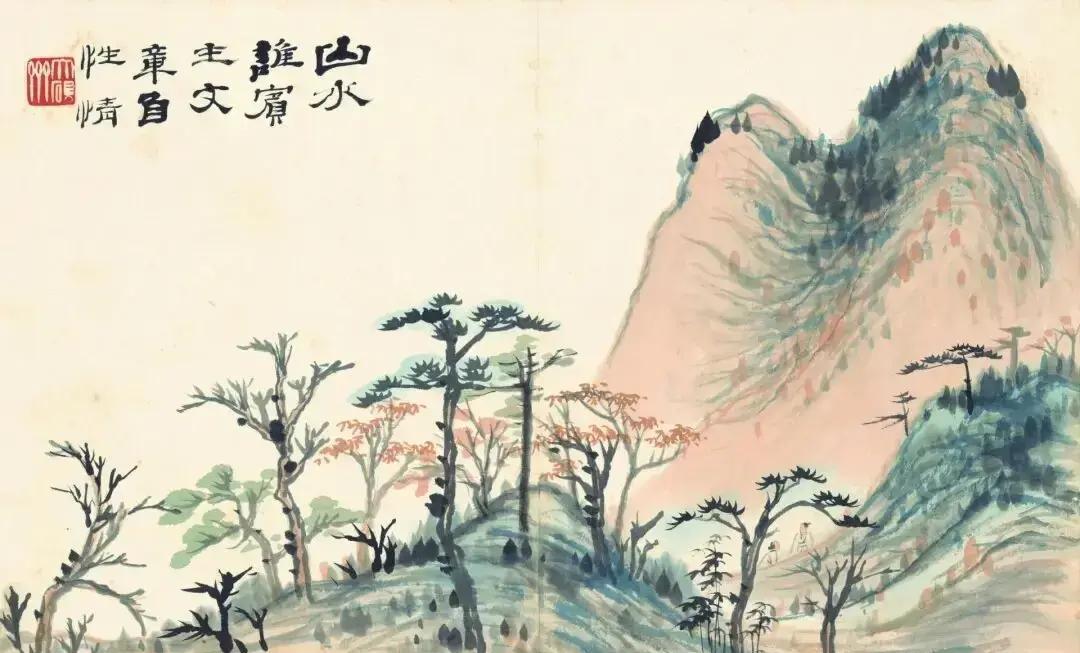 1933年上海，张大千亲手画了24开山水花卉册页送给挚友张群，谁料这份厚礼背后藏