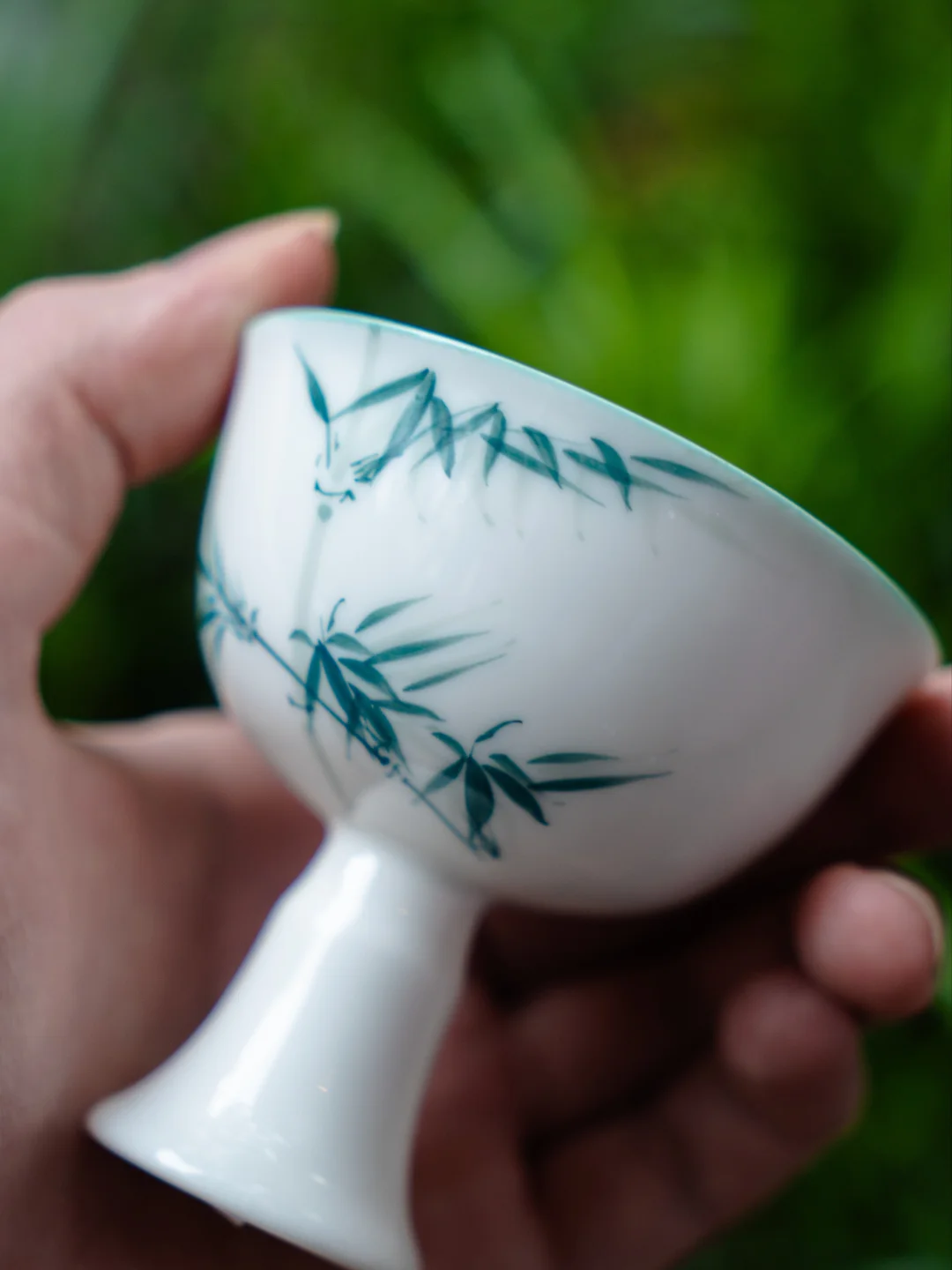 竹影入杯，一杯清欢🌿