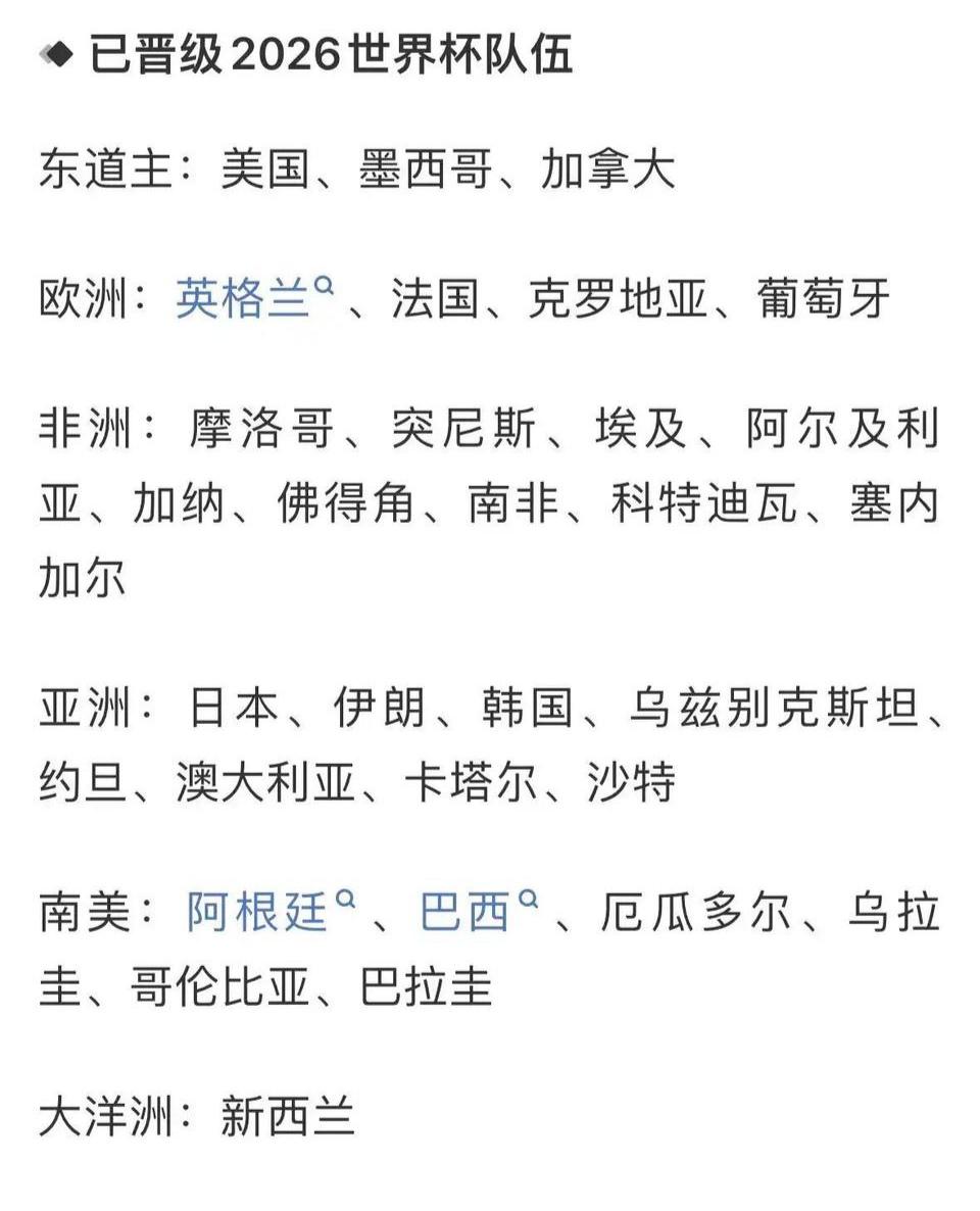 南美区名额是不是有点少？才6个，个1个附加赛名额。

意大利主教练加图索说，南美