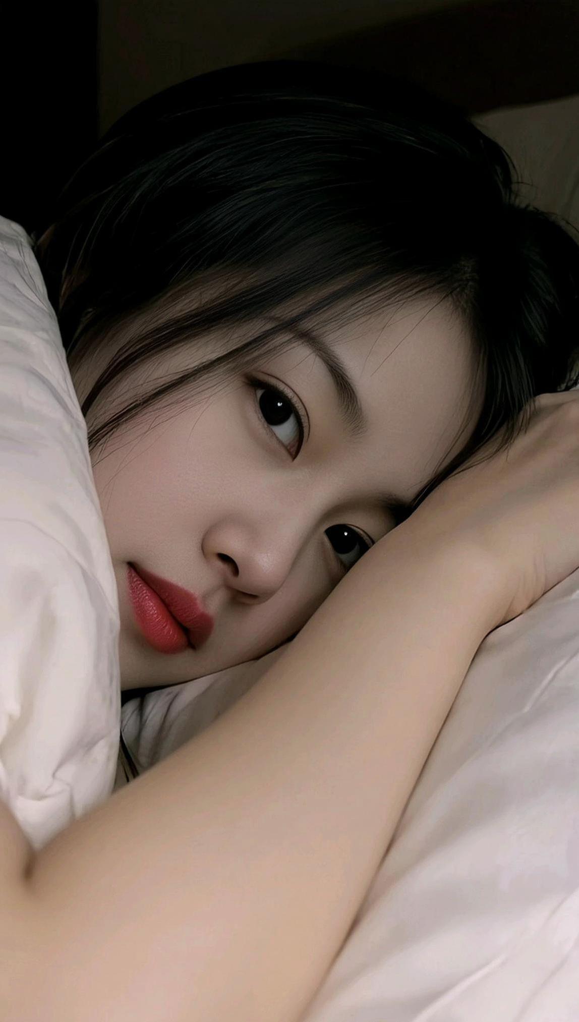 AI暗调生活照 甜系女孩  时尚写真 颜值随拍 治愈系