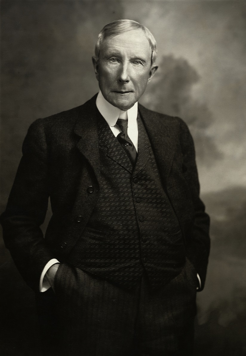 约翰·洛克菲勒(John Rockefeller，1839-1937）是美国实业