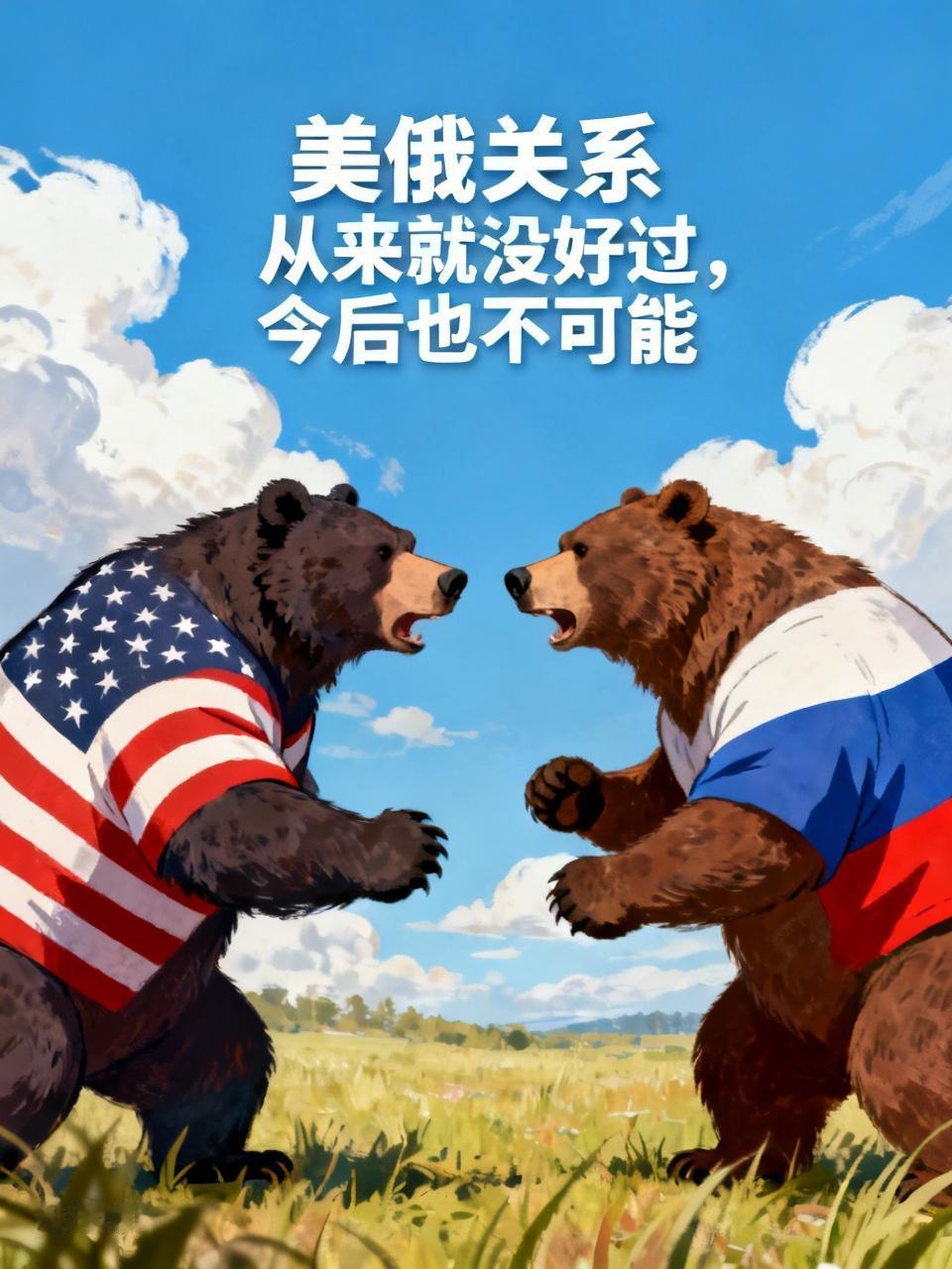 美国和俄罗斯，从来就没好过，今后也难有实质性改善。俄总统新闻秘书佩斯科夫多次表态