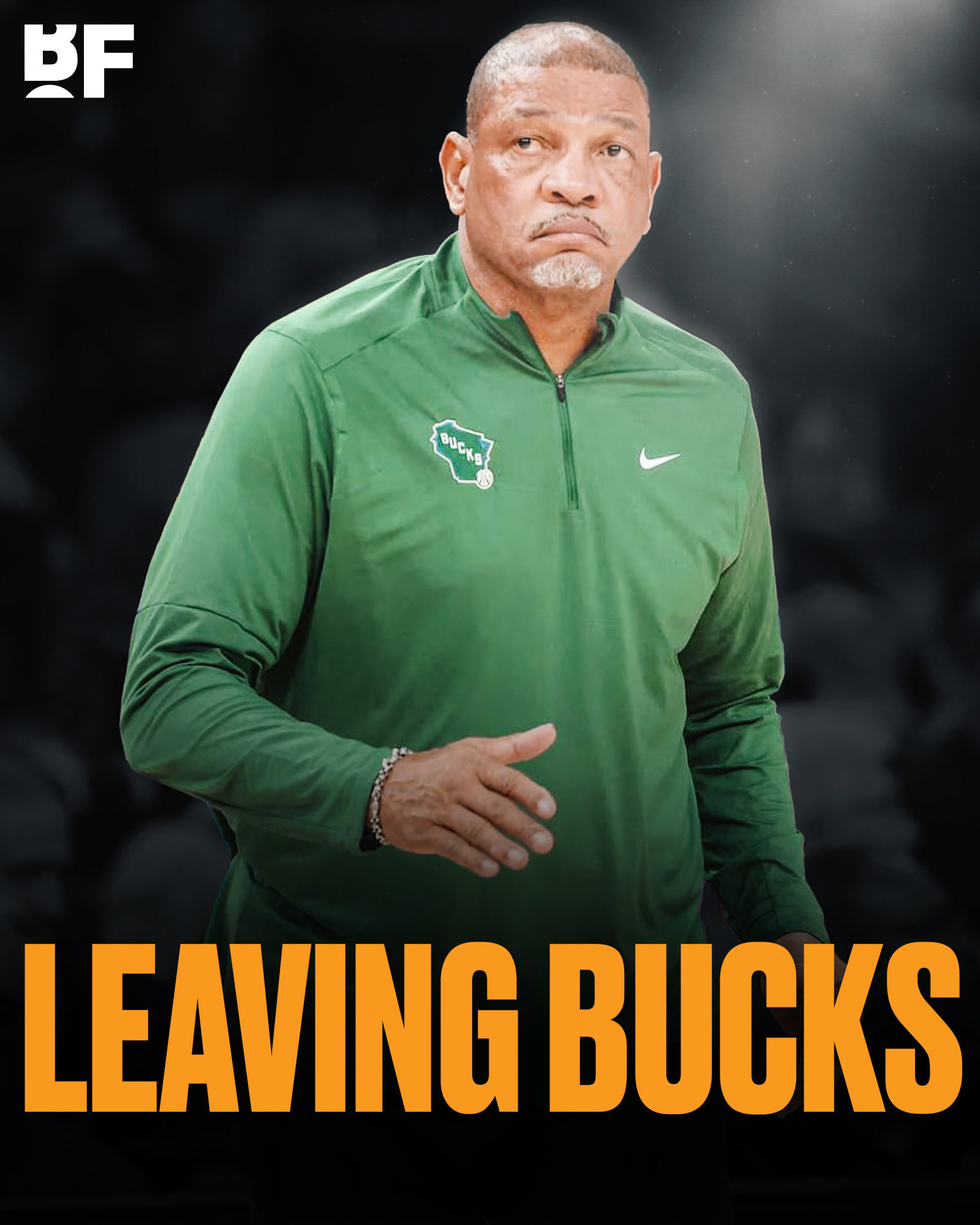 NBA 突发消息：道格·里弗斯将在带领雄鹿队取得32胜50负的赛季后卸任主教练一