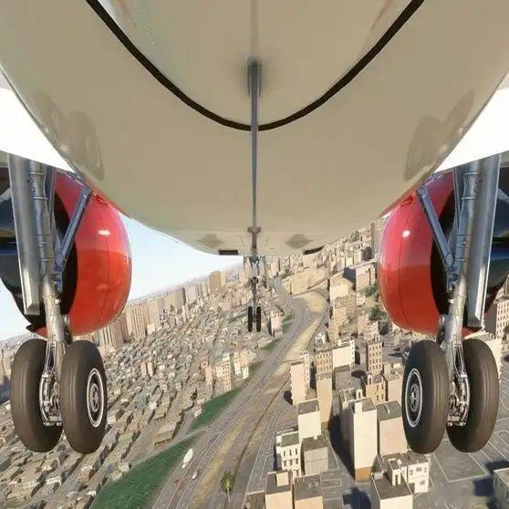 《飞机降落机场过程！》播放量：6396点赞量：57网页链接