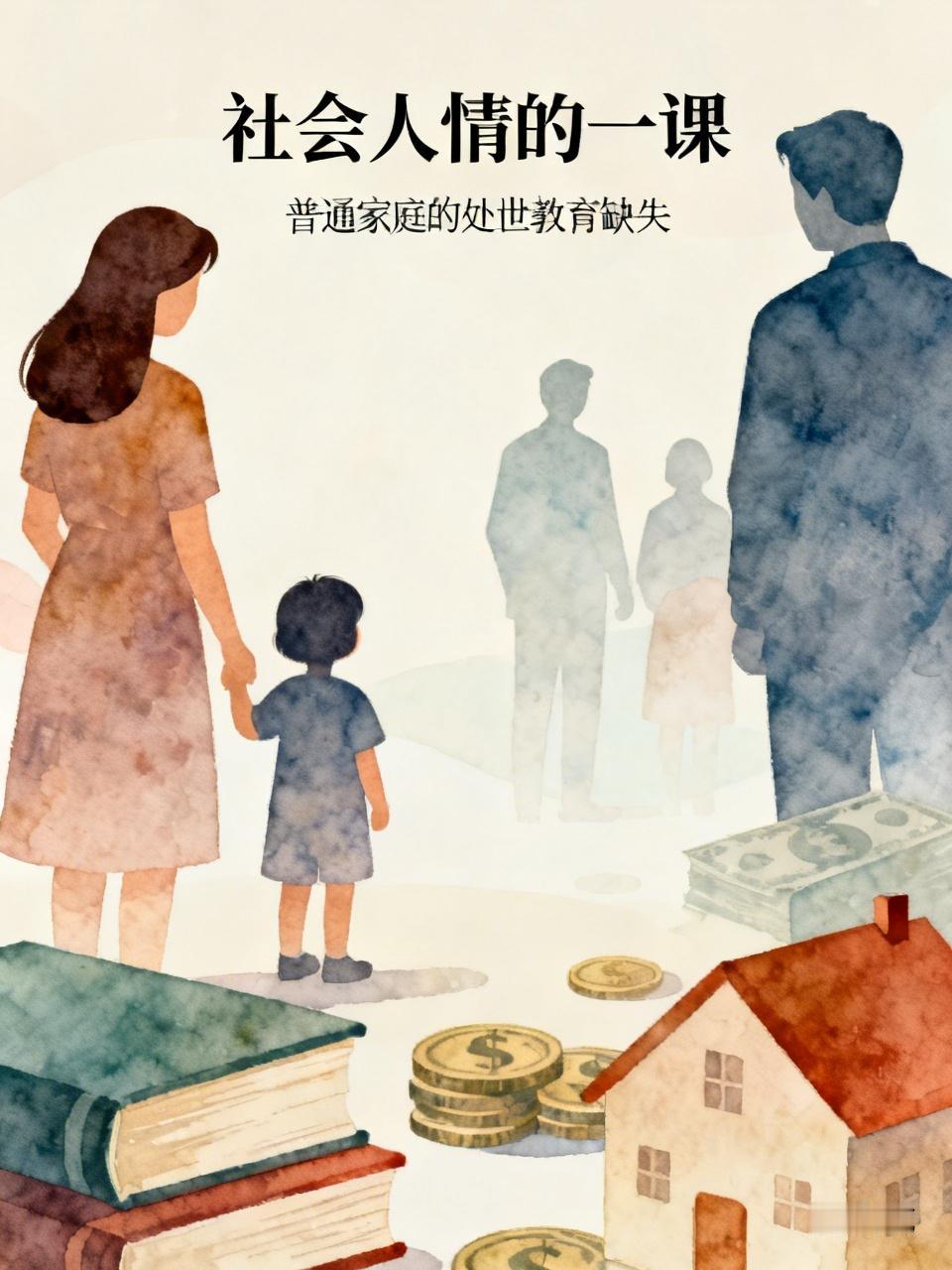 突然才醒悟：普通家庭，大多很少教孩子社会人情
咱们普通人家的父母，一辈子老实本分
