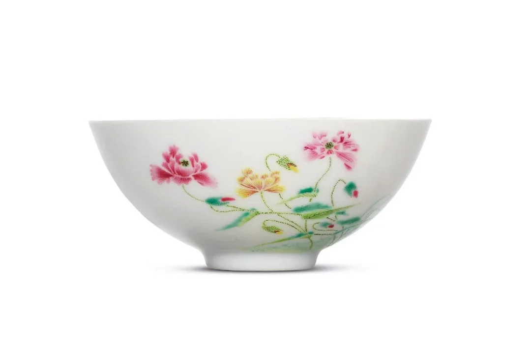 雍正 蝶恋花小碗