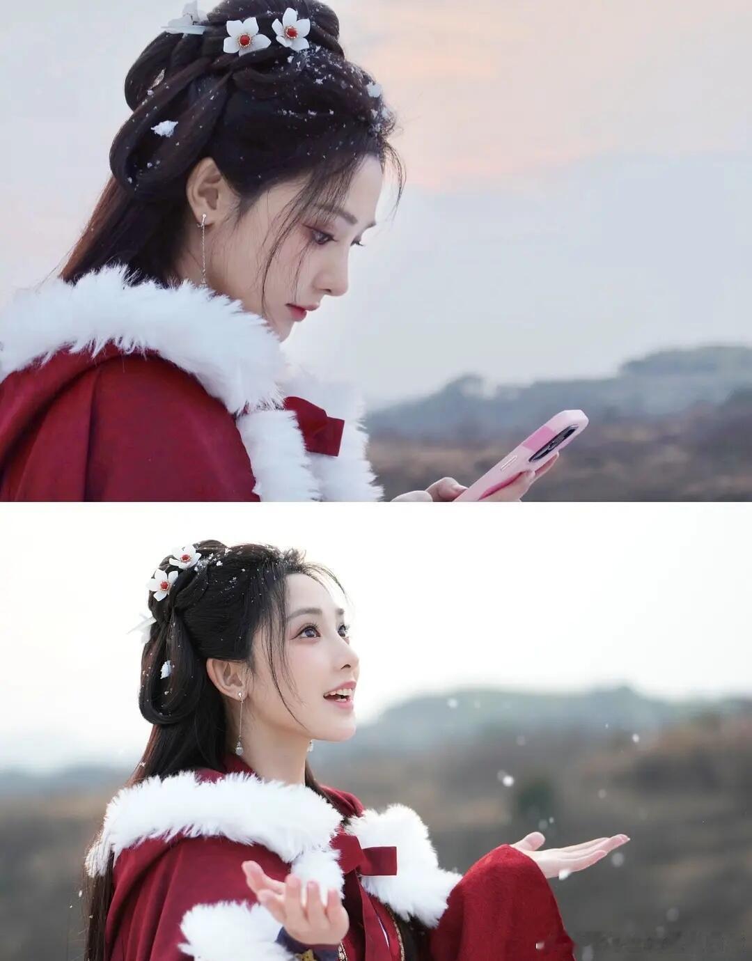 #彭小苒凤凰台上梦回小枫#天哪，《凤凰台上》彭小苒终于又穿红衣了......😭