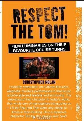 汤姆克鲁斯[超话]Christopher NolanTom Cruise 克里斯