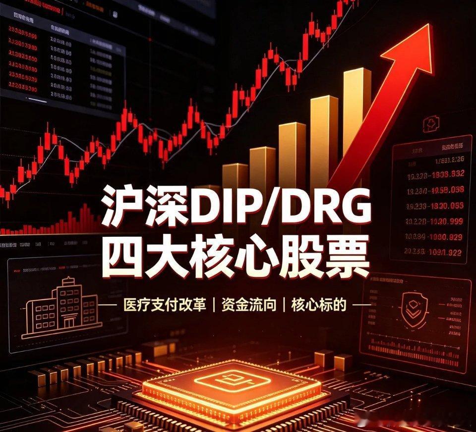 沪深DRG/DIP四大核心标的梳理医保DRG/DIP改革持续推进，医保支付控费、