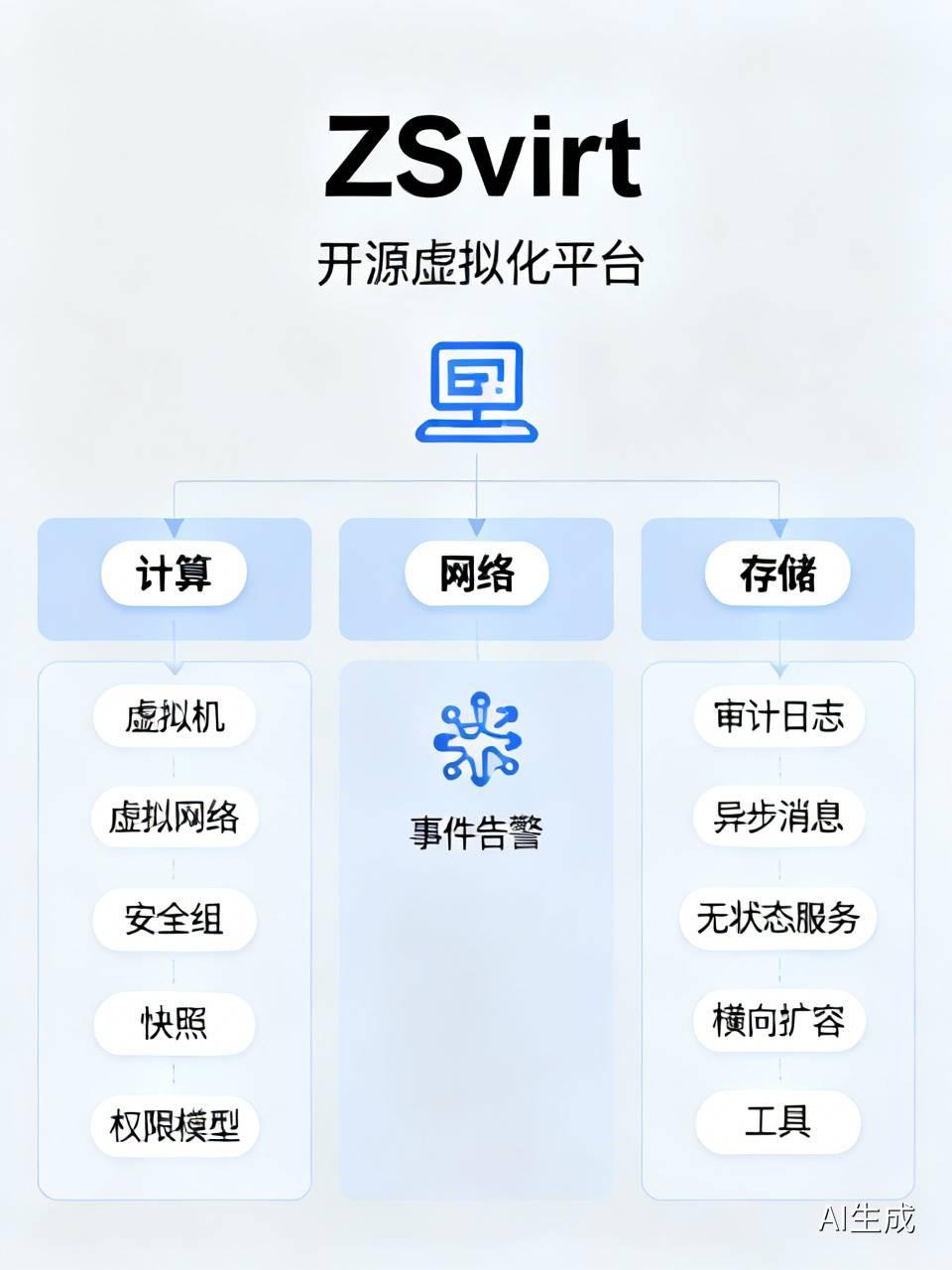 ZSvirt 是刚开源一周的虚拟化平台，目标是让企业摆脱 VMware 的授权费