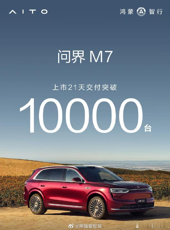 这个就不一样了，上市21天，交付10000台 ​​​
