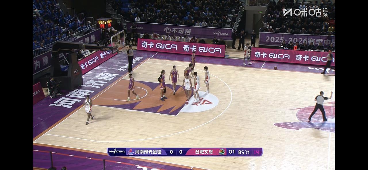 WCBA的B组想PK A组，估计也就合肥女篮。

刚刚看完合肥女篮客场挑战河南女