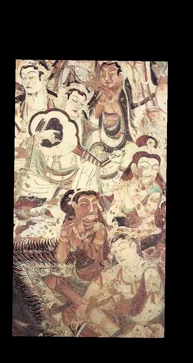 莫高窟壁画欣赏。秦人气质：沉埋于史，直照今时 自西陲蛮荒之地崛起，秦人...