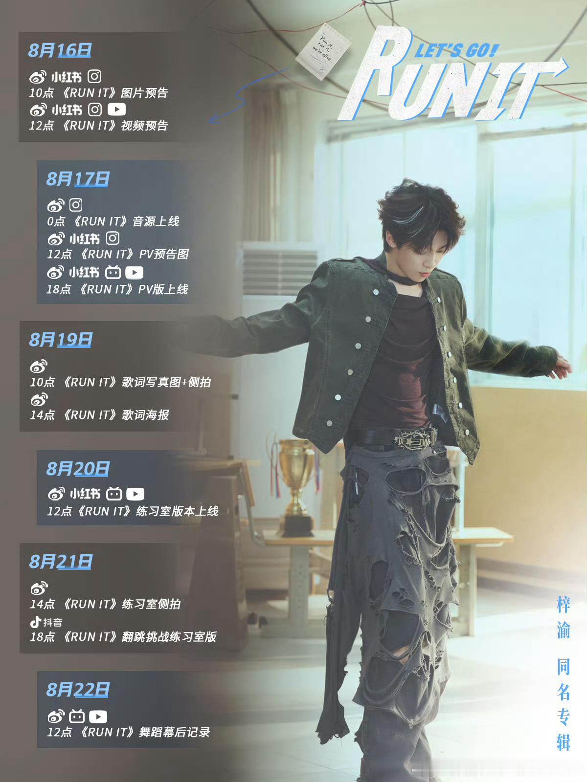 8月雷朋物料获取schedule——传说中的“热暴力”希望都是团队上点心的有效营