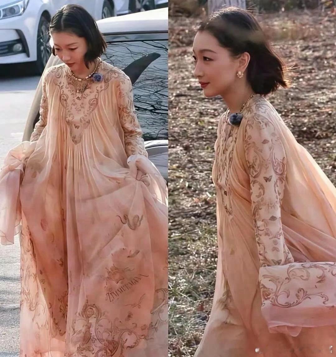 有钱人的时尚看不懂，据说这裙子要十八万。 