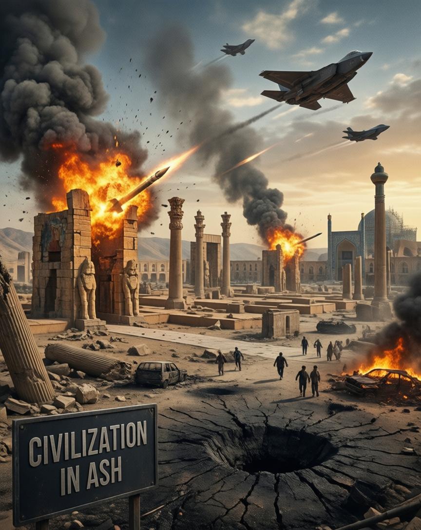 这已经不只是战争，是文明在挨炸。美联社3月12日爆出的消息，美以对伊朗的新一轮空