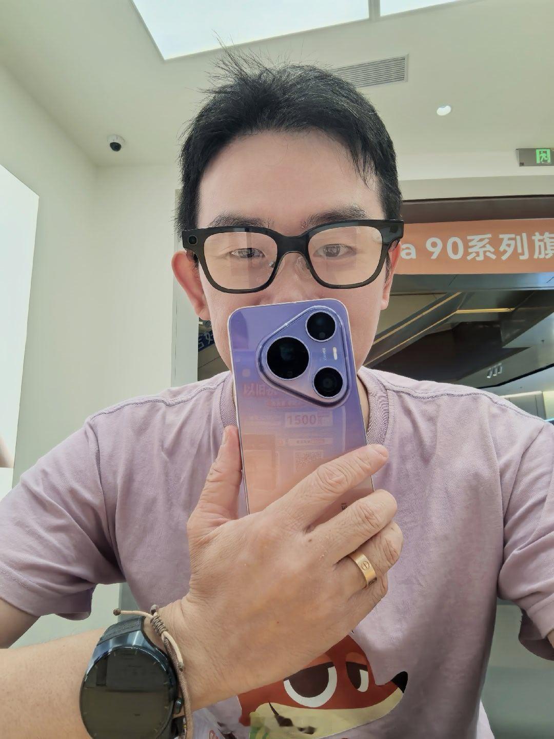 说p系例拍照好，那试下罗工作用三折，记录生活用P系例拍摄90减少幻想，紫色幸运就