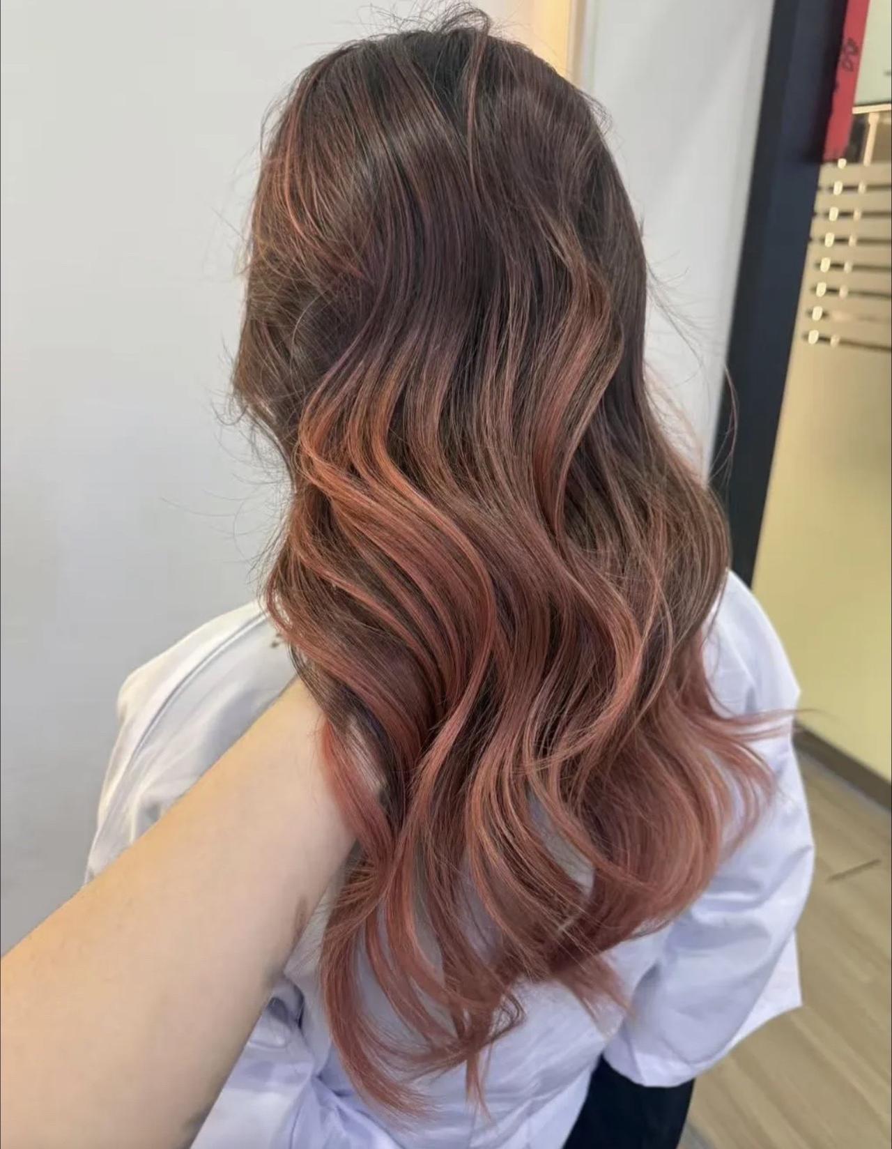 显白发色 今日分享 混血发色 珍珠米棕色 奶茶色