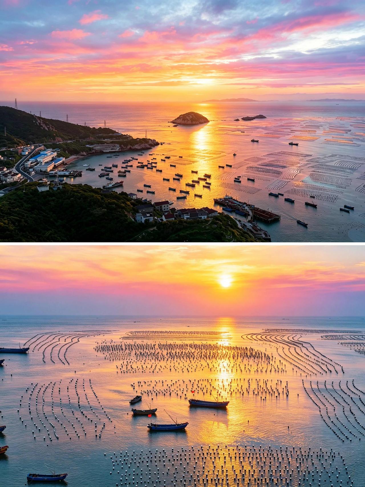 嵊泗双岛两日游，闯入绿野仙境，我在中国最东端看了一场橘子海日落

当船笛划破海雾