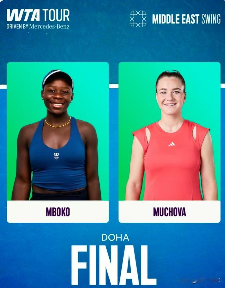 WTA1000多哈决赛
23：00，🇨🇦姆博科vs穆霍娃🇨🇿
首次相遇。
