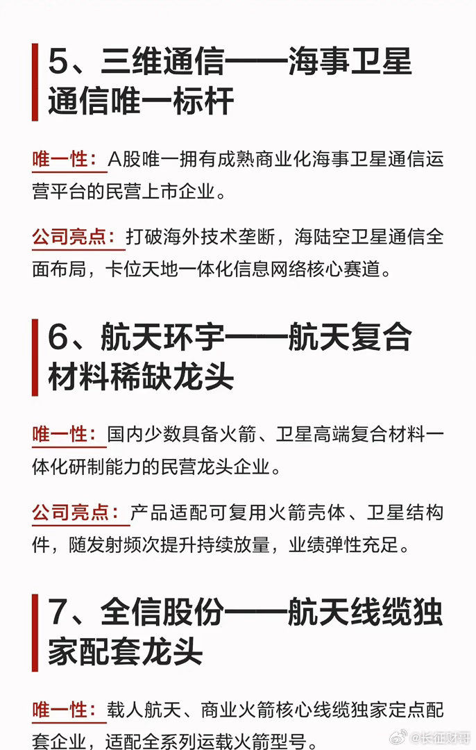 🔥商业航天爆发前夜！A股这10家“唯一性”稀缺龙头，或将迎来史诗级机遇！🚀不