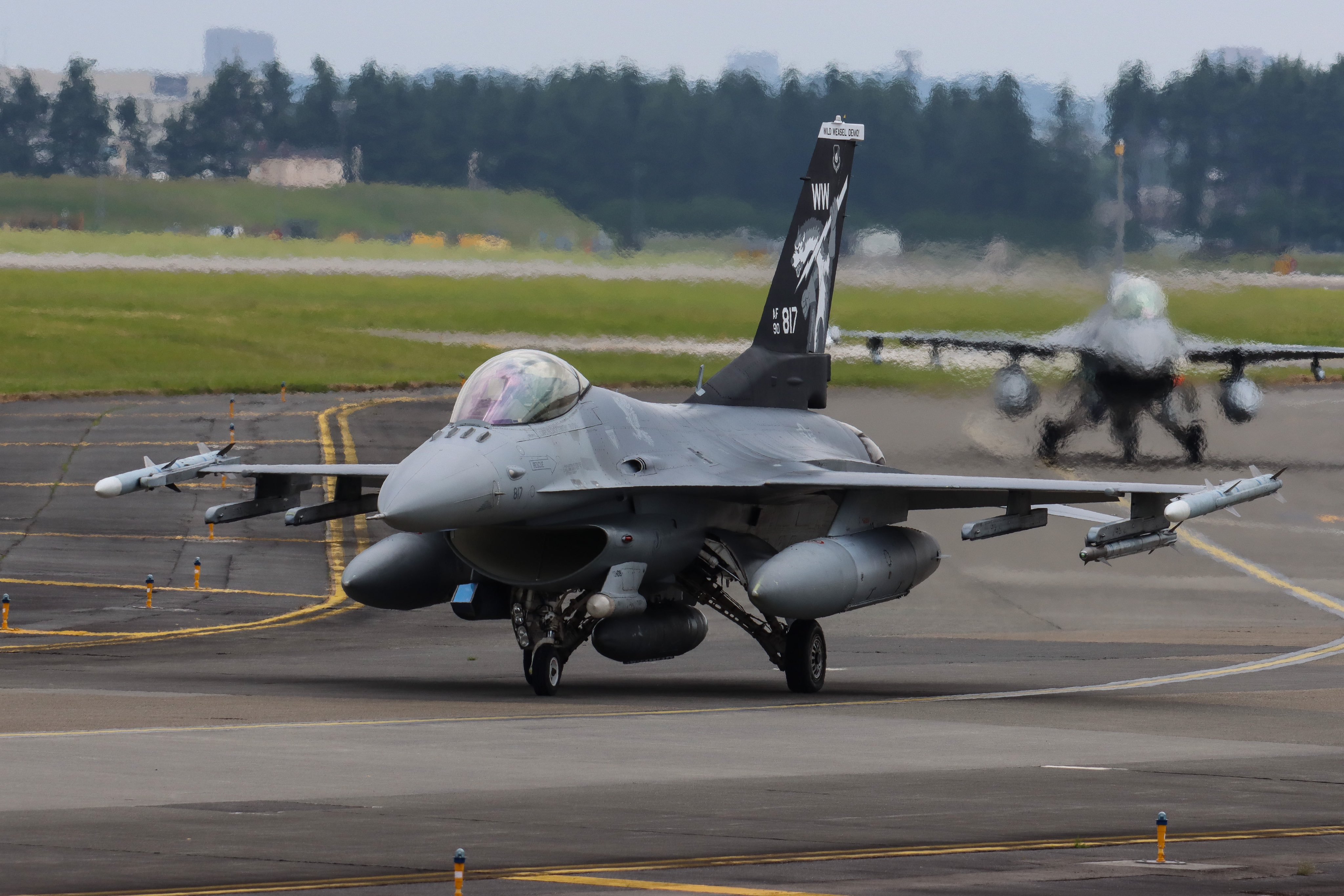F-16CM AF90-817“WILD WEASEL DEMO”#今日战隼# 