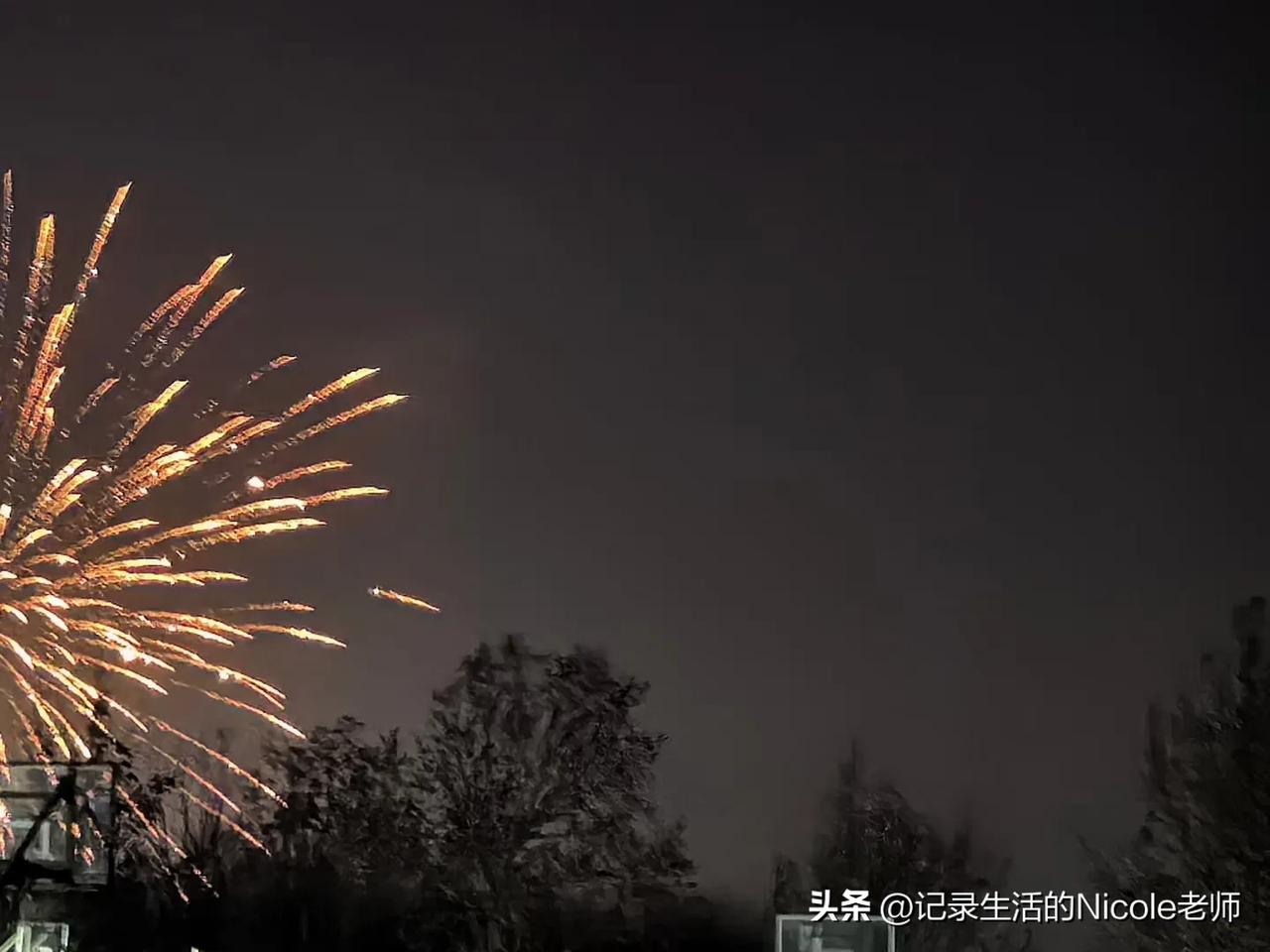 夜空绽放的烟花，点亮了整个夜晚🎆✨