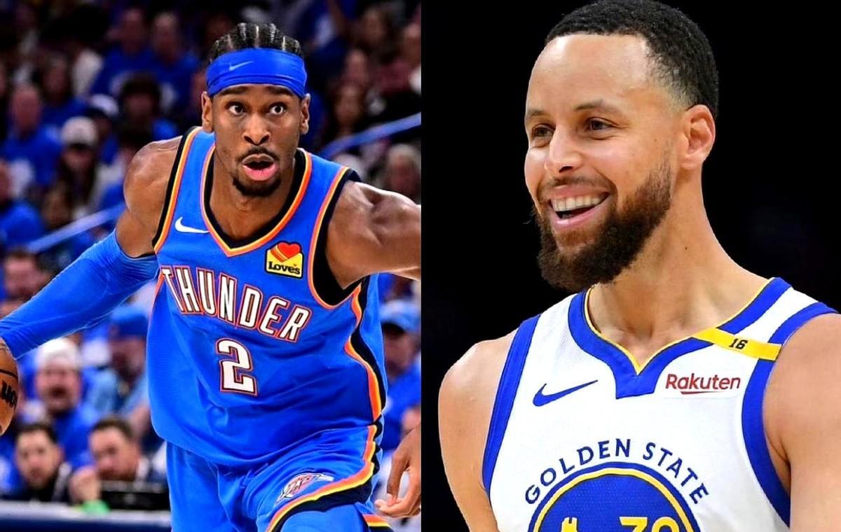 库里36岁，还在投，但命不中了。
亚历山大25岁，一突就撕开防线，14投30分，