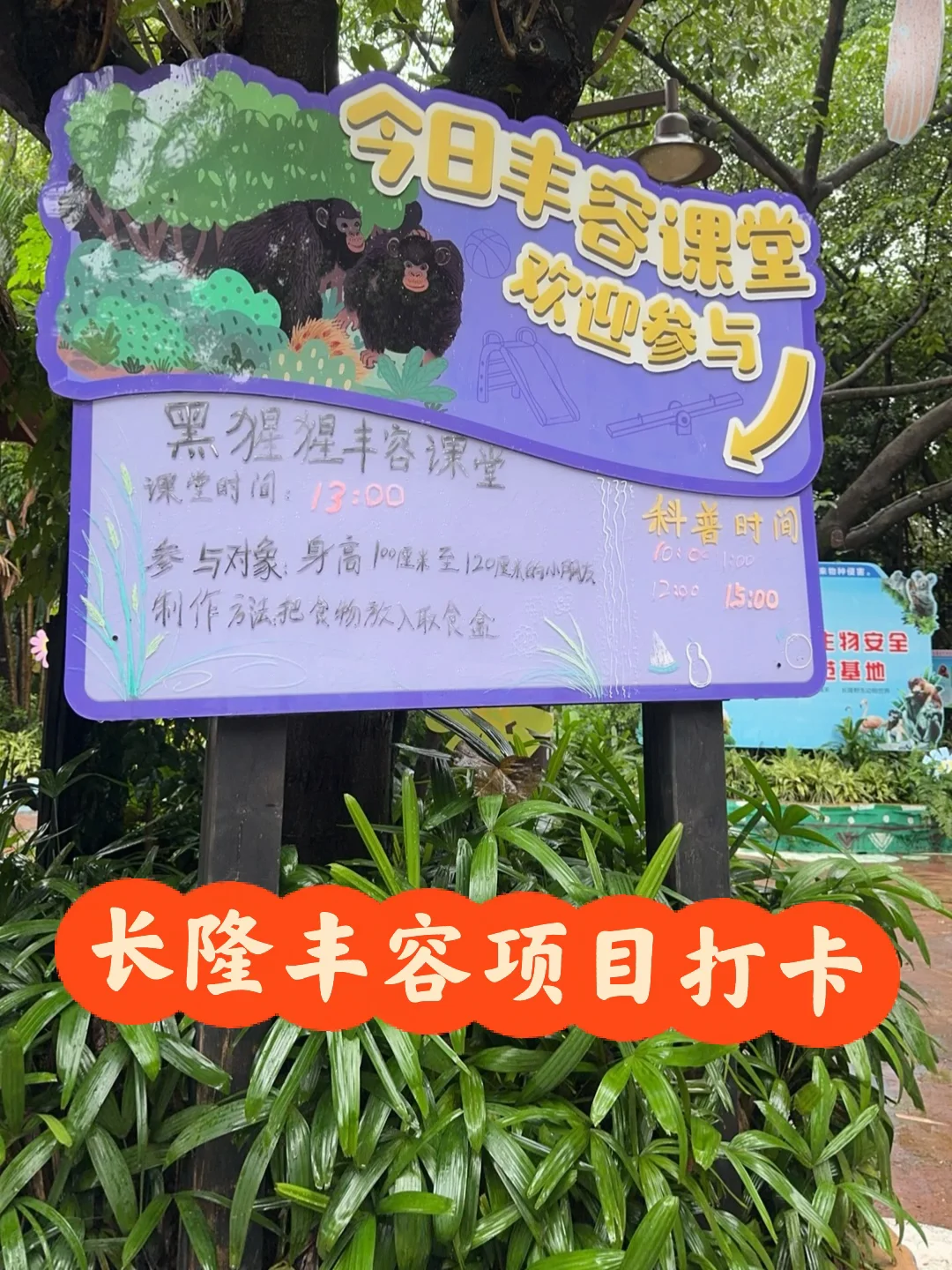 长隆野生动物世界7月20日丰容项目